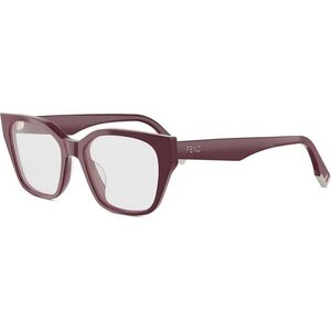 FENDI Way Red Geometric Eyeglasses ONE SIZE (52) Vörös Férfi Dioptriás szemüvegek kép