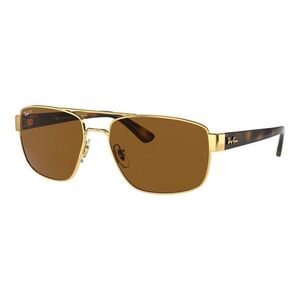 Ray-Ban RB3663 001/57 Polarized ONE SIZE (60) Arany Női Napszemüvegek kép