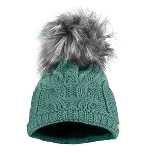 Bontis Női téli sapka szőrmés pomponnal - Mentazöld | unisex kép