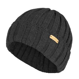 Bontis Férfi kötött sapka bordázott mintával - Antracit | unisex kép