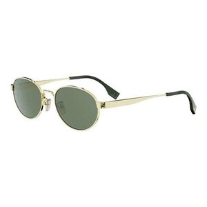 FENDI Sky Yellow Round Sunglasses ONE SIZE (55) Arany Női Napszemüvegek kép