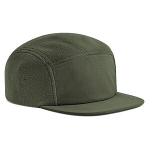 Beechfield Környezettudatos „Camper” outdoor sapka újrahasznosított mosott fleece-ből - Olív kép