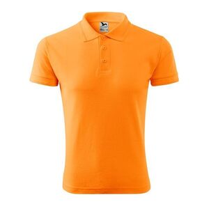 MALFINI Férfi galléros póló Pique Polo - Mandarin narancs | S kép