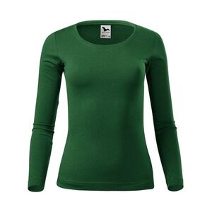 MALFINI Női hosszú ujjú póló Fit-T Long Sleeve - Palackzöld | S kép