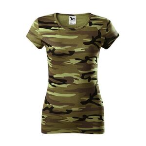 MALFINI Női póló Camo Pure - Terepszínű zöld | XS kép