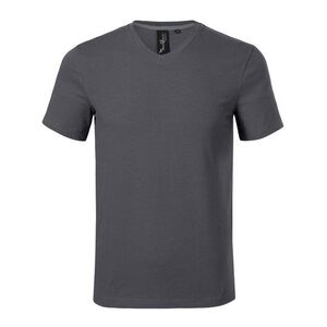 MALFINI Férfi póló Action V-neck - Világos antracit | M kép