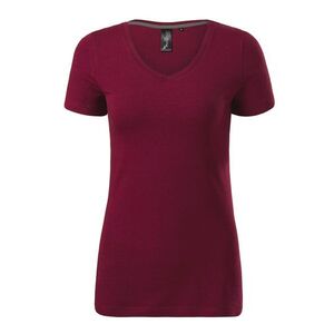 MALFINI Női póló Action V-neck - Garnet | M kép
