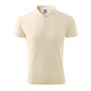 MALFINI Férfi galléros póló Pique Polo - Mandulaszín | 2XL kép