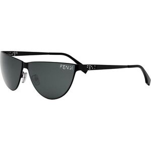 FENDI Cut Out Black Cat Eye Sunglasses ONE SIZE (62) Fekete Férfi Napszemüvegek kép