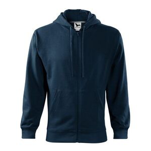 MALFINI Férfi felső Trendy Zipper - Tengerészkék | S kép