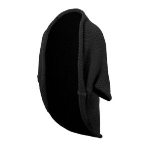 Bontis Kötött kardigán változtatható hosszúsággal - Fekete | unisex kép