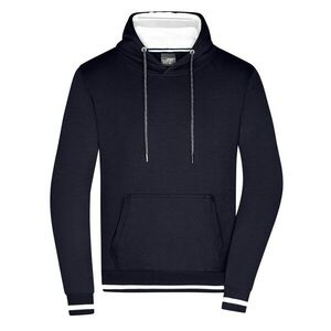Daiber Club férfi kapucnis felső JN778 - Sötétkék / fehér | 3XL kép