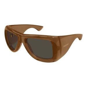 Saint Laurent HOWL SL902HOWL 017 ONE SIZE (63) Barna Unisex Napszemüvegek kép