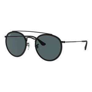 Ray-Ban Round Double Bridge RB3647N 002/R5 ONE SIZE (51) Fekete Unisex Napszemüvegek kép