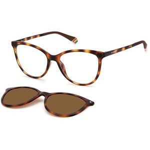 Polaroid PLD6138/CS 086/SP Polarized ONE SIZE (53) Havana Férfi Dioptriás szemüvegek kép