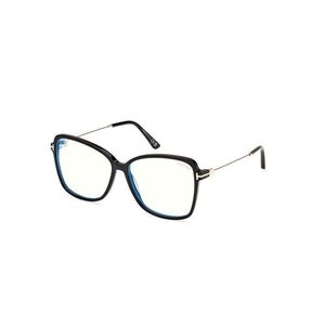 Tom Ford FT5953-B 001 ONE SIZE (55) Fekete Férfi Dioptriás szemüvegek kép