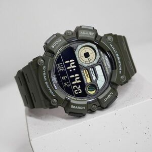 CASIO férfi digitális karóra, holdfázis kijelzéssel, WS-1500H-3B + doboz kép