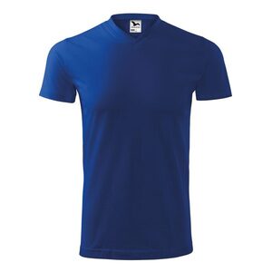 MALFINI Póló Heavy V-neck - Királykék | S kép