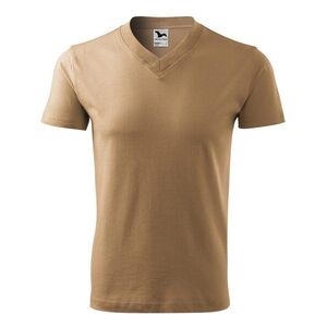 MALFINI Póló V-neck - Homokszínű | S kép