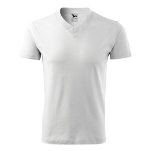MALFINI Póló V-neck - Fehér | M kép
