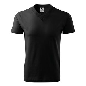 MALFINI Póló V-neck - Fekete | S kép