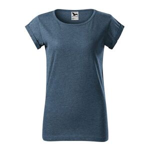 MALFINI Női póló Fusion - Sötét denim melírozott | XS kép