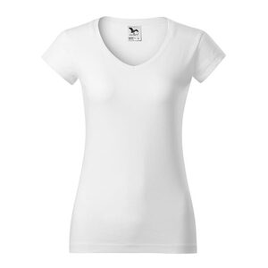 MALFINI Női póló Fit V-neck - Fehér | XS kép