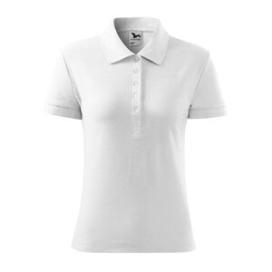 MALFINI Női galléros póló Cotton - Fehér | S kép