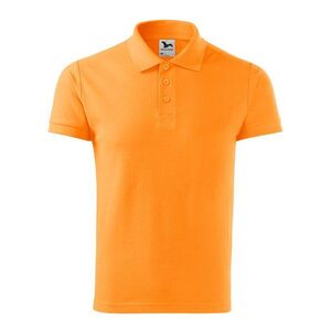 MALFINI Férfi galléros póló Cotton Heavy - Mandarin narancs | S kép