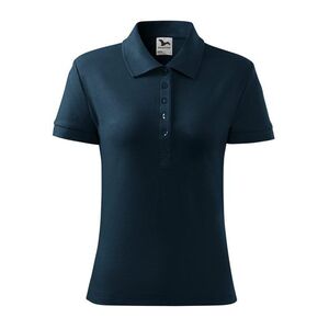 MALFINI Női galléros póló Cotton Heavy - Tengerészkék | XS kép