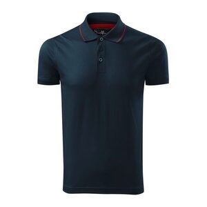 MALFINI Férfi galléros póló Grand - Tengerészkék | S kép