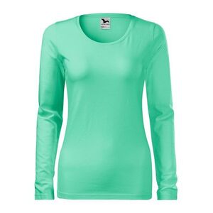 MALFINI Női hosszú újjő póló Slim - Menta | XS kép