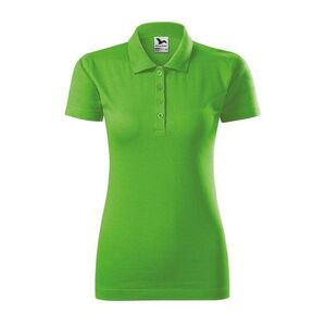 MALFINI Női puha galléros póló Single J. - Apple green | XS kép