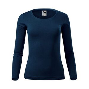 MALFINI Női hosszú ujjú póló Fit-T Long Sleeve - Tengerészkék | XS kép
