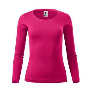 MALFINI Női hosszú ujjú póló Fit-T Long Sleeve - Málnaszín | XS kép