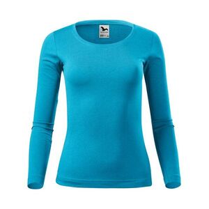 MALFINI Női hosszú ujjú póló Fit-T Long Sleeve - Türkiz | XS kép