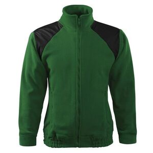MALFINI Fleece felső Jacket Hi-Q - Palackzöld | S kép