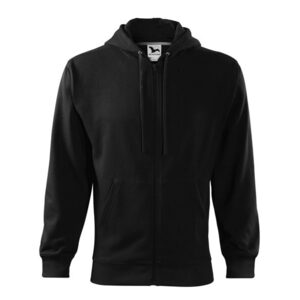 MALFINI Férfi felső Trendy Zipper - Fekete | S kép