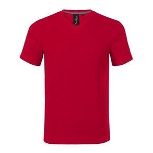 MALFINI Férfi póló Action V-neck - Élénk piros | L kép