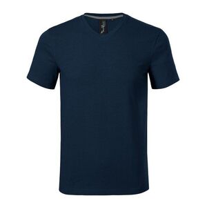 MALFINI Férfi póló Action V-neck - Tengerészkék | L kép
