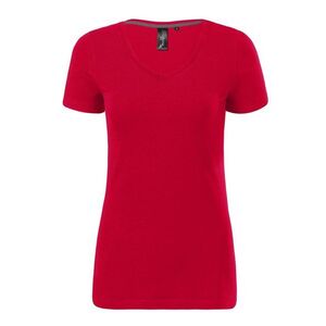 MALFINI Női póló Action V-neck - Élénk piros | L kép
