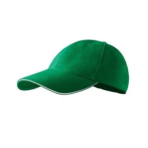 MALFINI 6P Sandwich siltes sapka - Középzöld | unisex kép