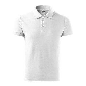 MALFINI Férfi galléros póló Cotton - Fehér | L kép