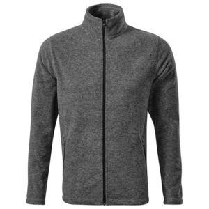 MALFINI Férfi polár pulóver Factor - Fekete melírozott | 2XL kép