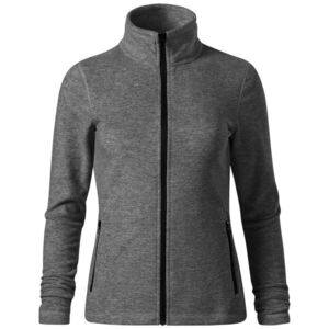 MALFINI Női polár pulóver Factor - Fekete melírozott | 2XL kép