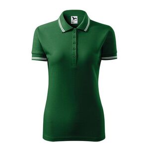 MALFINI Női galléros póló Urban - Palackzöld | 2XL kép