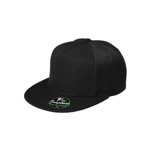 MALFINI Rap 5P siltes sapka - Fekete | unisex kép