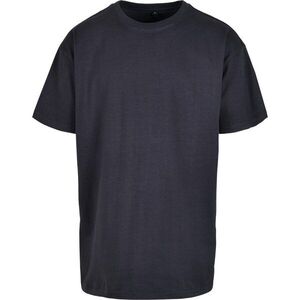 Build Your Brand Férfi póló Heavy Oversize Tee - Tengerészkék | 2XL kép