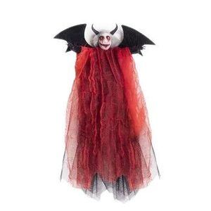 Felakasztható ördög, kb 40 cm hosszú, parti kellék, dekoráció - Halloween - ÚJ kép