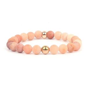Ascensión ásvány karkötő agate-gold kép